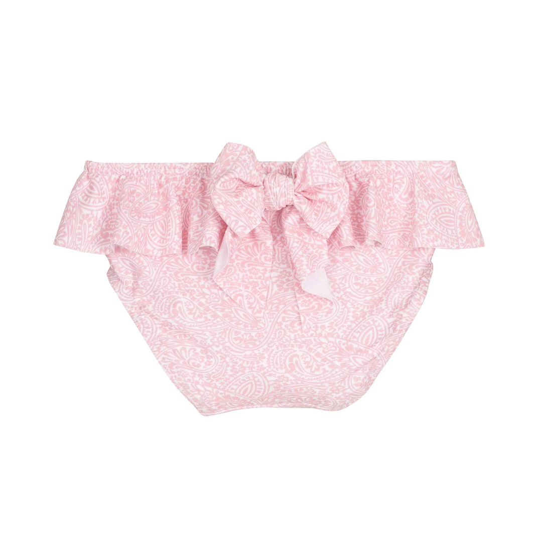 Ensemble t-shirt et culotte de bain rose fille – Collection Cachemir