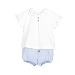 Ensemble Bloomer garçon Collection Goa – Bleu