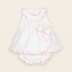 Robe bébé avec bloomer assorti - Collection Goa