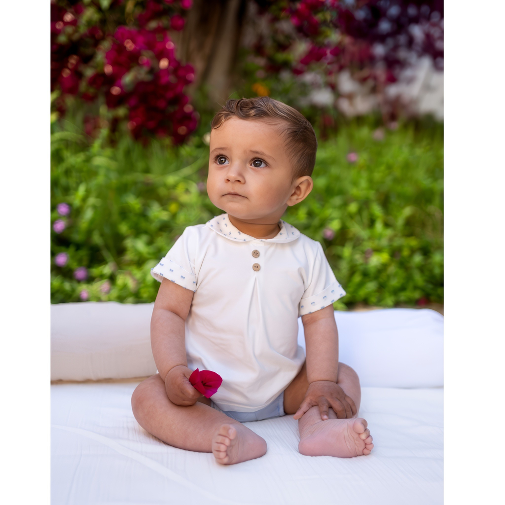 Ensemble Bloomer garçon Collection Goa – Bleu