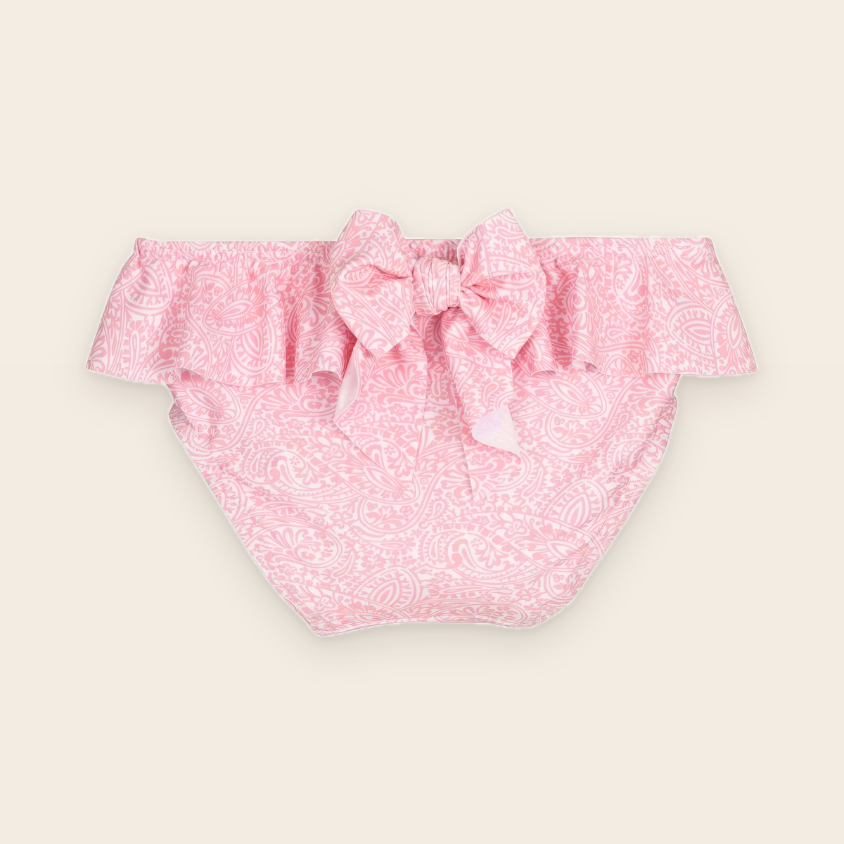 Ensemble t-shirt et culotte de bain rose fille – Collection Cachemir