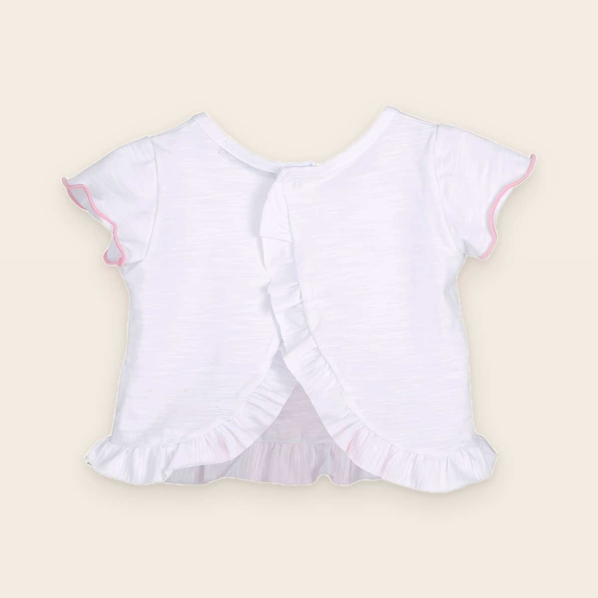 Ensemble t-shirt et culotte de bain rose fille – Collection Cachemir