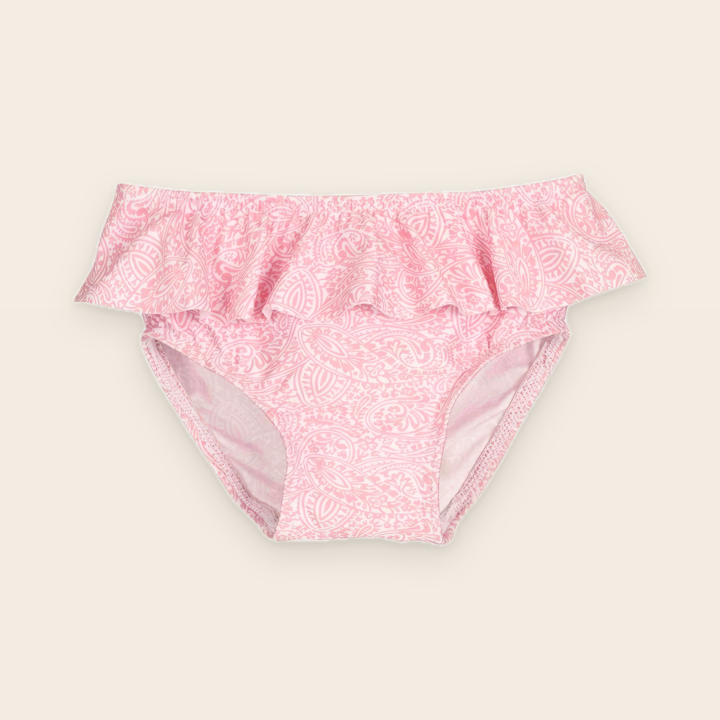 Ensemble t-shirt et culotte de bain rose fille – Collection Cachemir