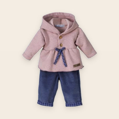 Ensemble Sinus · fille – rose – vue d'ensemble