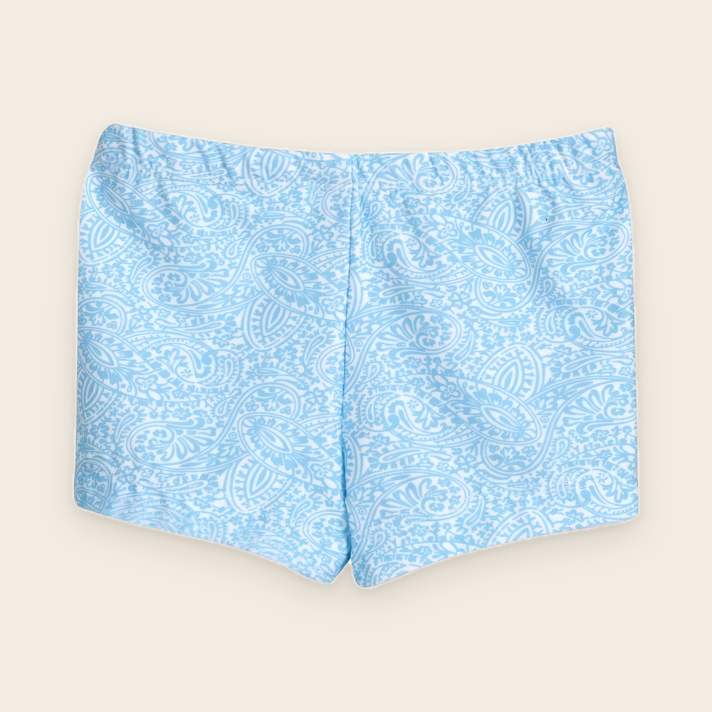 Ensemble t-shirt et short de bain bleu garçon – Collection Cachemir