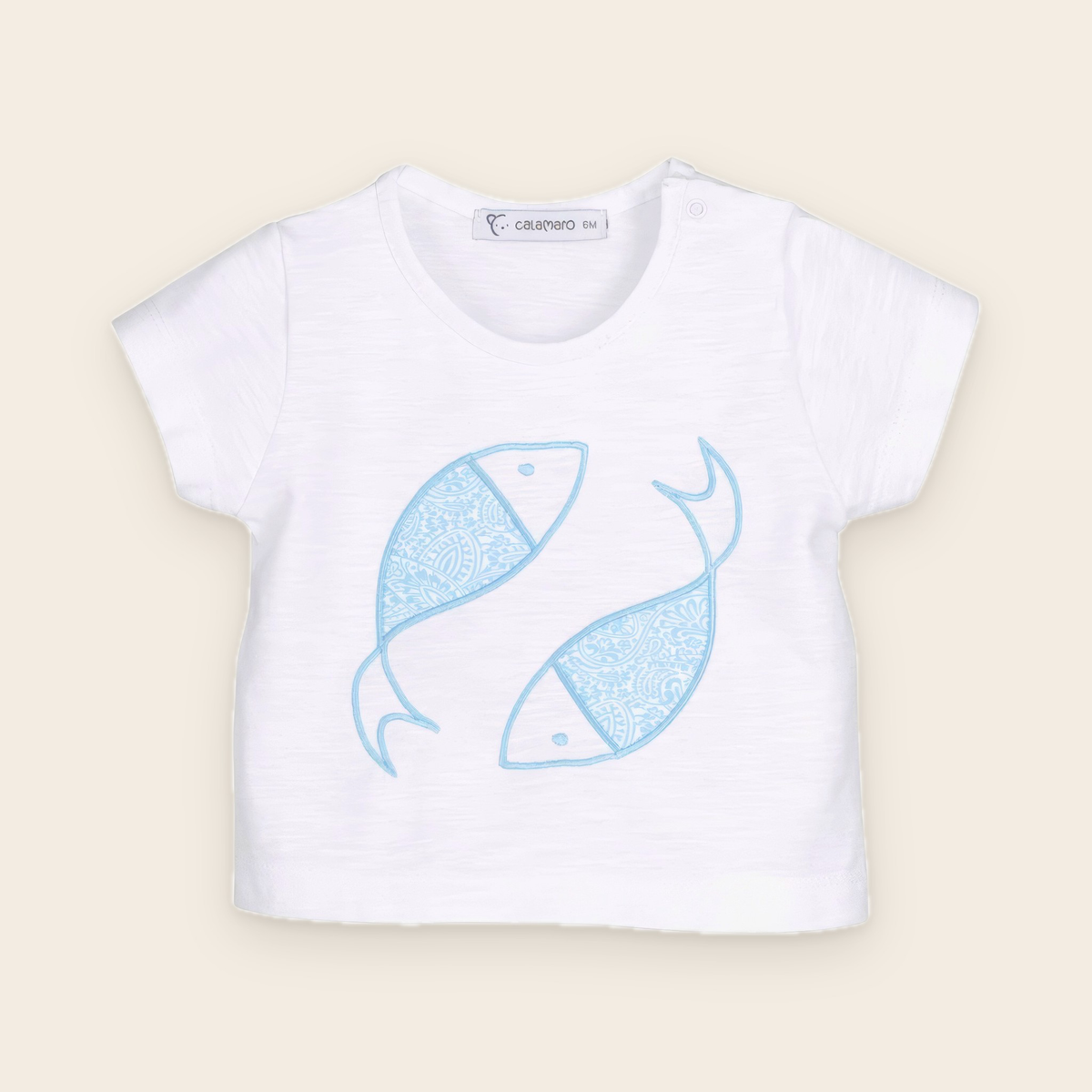 Ensemble t-shirt et short de bain bleu garçon – Collection Cachemir