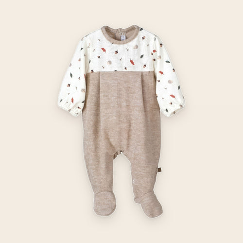 Grenouillère Anvers – beige – vue de face