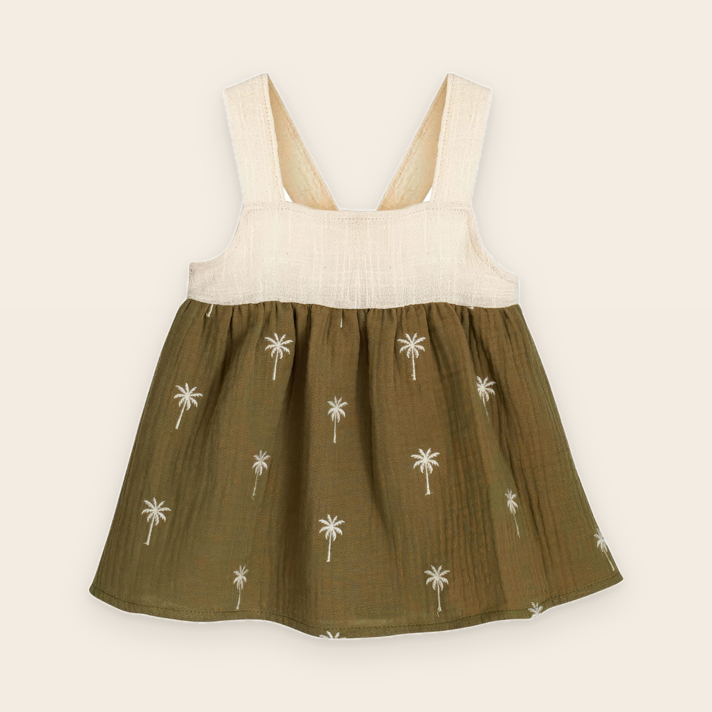 Robe Mathura – vert – vue de face