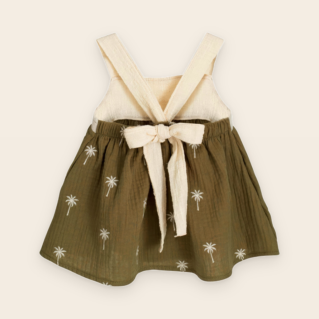 Robe Mathura – vert – vue de face